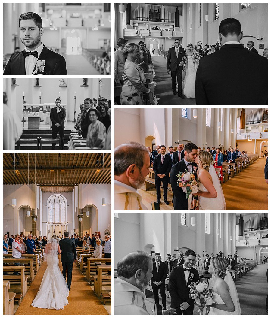 Hochzeit Einzug der Braut in der Rochus Kirche Bickendorf